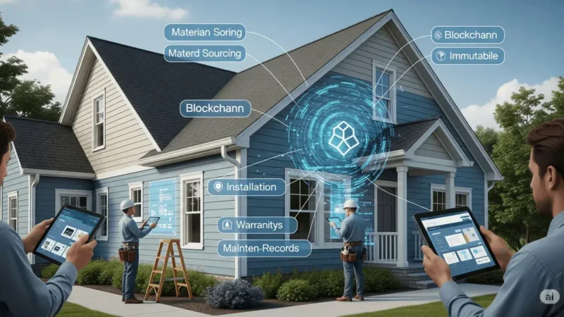 Using Blockchain Technology in Siding Installation: AG Exteriors Matter Inc. Leads the Way in Barrie