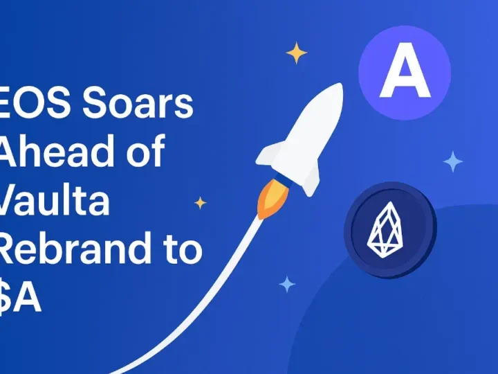 EOS Rockets 16% as Vaulta Rebrand and $A Ticker Loom