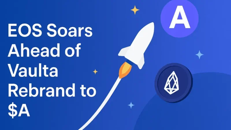 EOS Rockets 16% as Vaulta Rebrand and $A Ticker Loom