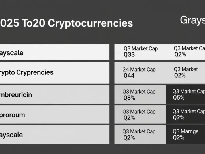 Grayscale Reshuffles Its Top 20 Cryptocurrencies for Q3 2025: A Deep Dive into Market Dynamics