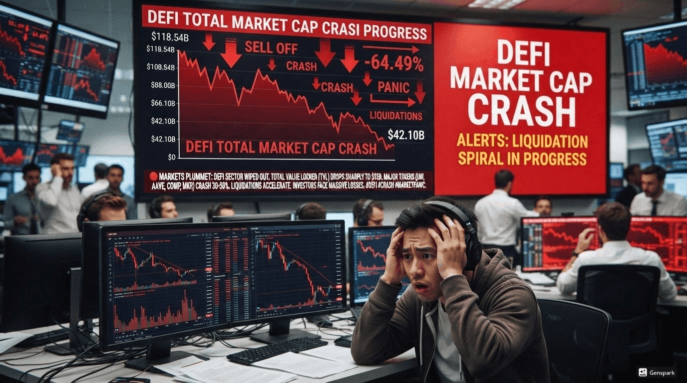 DeFi Market Cap Crash: Why DeFi Sank Overnight
